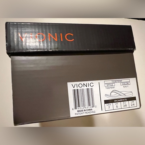 WOMEN’S NAVY VIONIC TIDEPERF SANDALS. - Picture 8 of 9